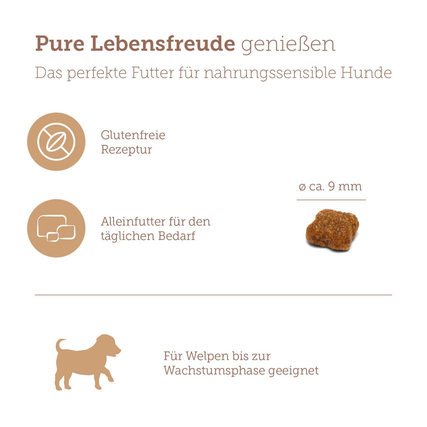 mera pure sensitive Trockenfutter Puppy Truthahn & Reis