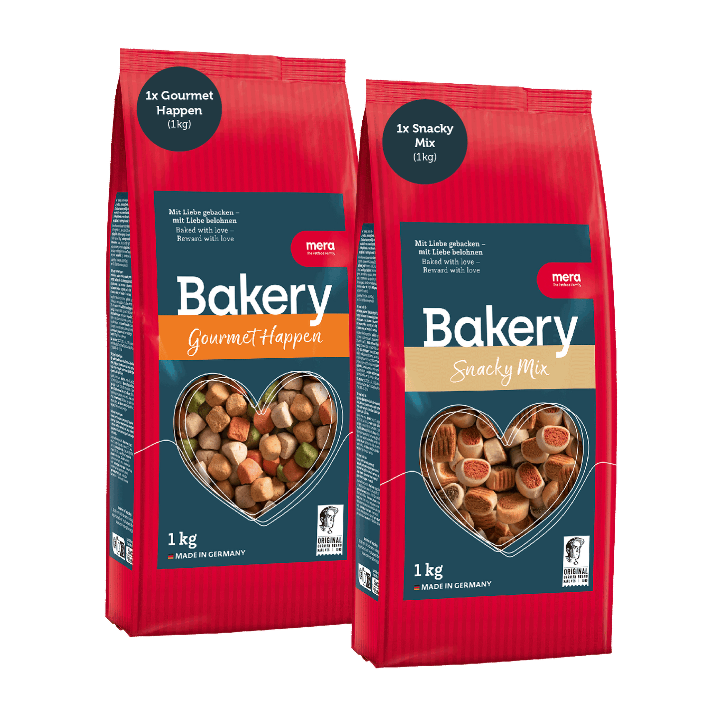 mera Bakery Bundle 1mal gourmet happen und 1mal Snacky Mix Packshot