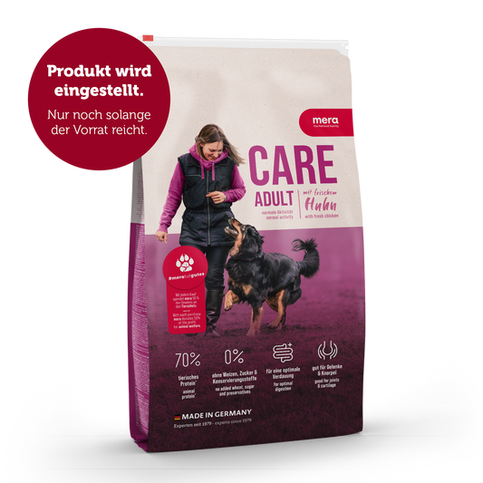 mera CARE Adult Huhn Verpackung Auslistung