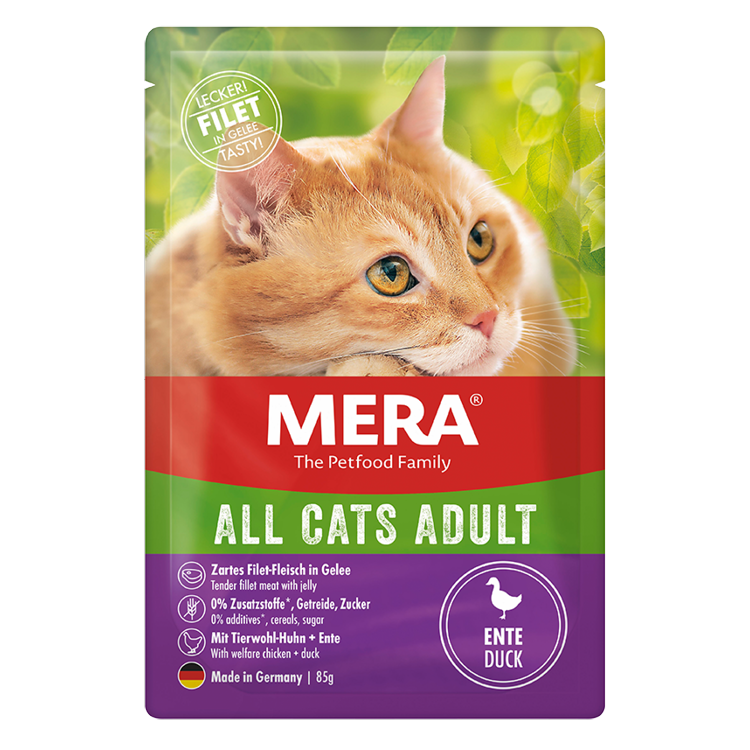 mera CATS All Cats Adult Ente Nassfutter Verpackung