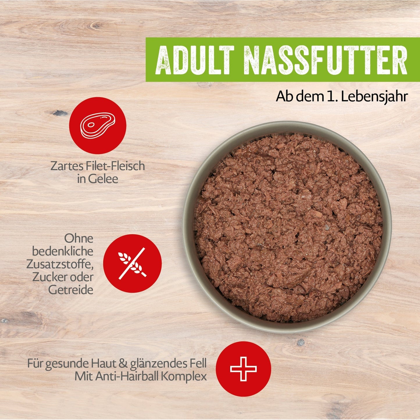 mera CATS All Cats Adult Huhn Nassfutter Produktvorteile