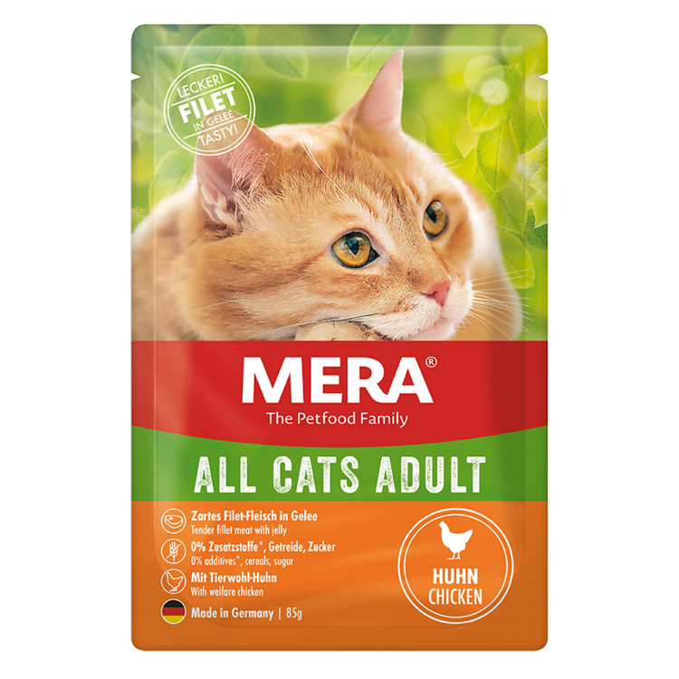 mera CATS All Cats Adult Huhn Nassfutter Verpackung