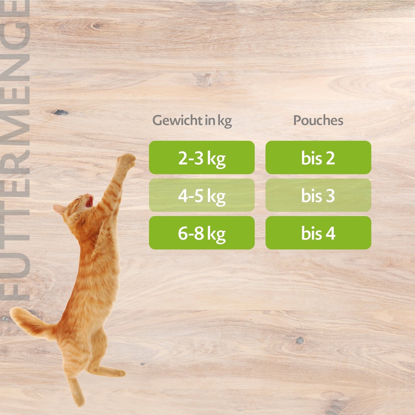 mera CATS All Cats Adult Lachs Nassfutter Fütterungsempfehlung