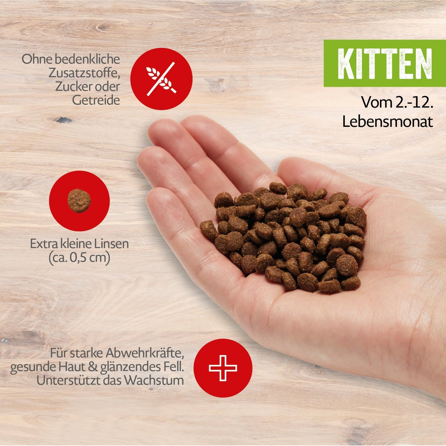mera CATS All Cats Kitten Huhn Produktvorteile