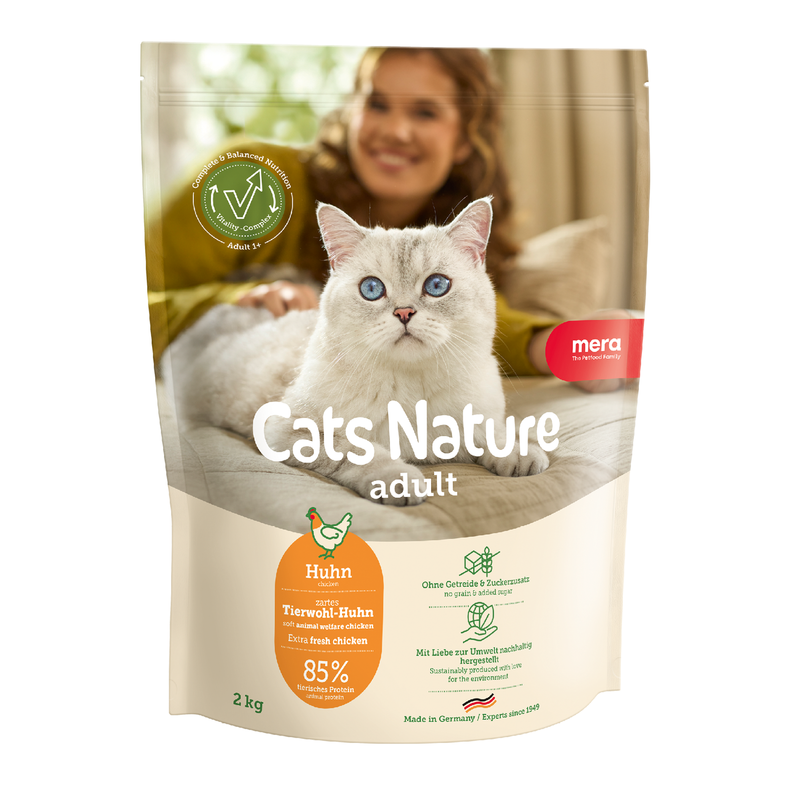 mera Cats Nature Adult Huhn Trockenfutter Packshot