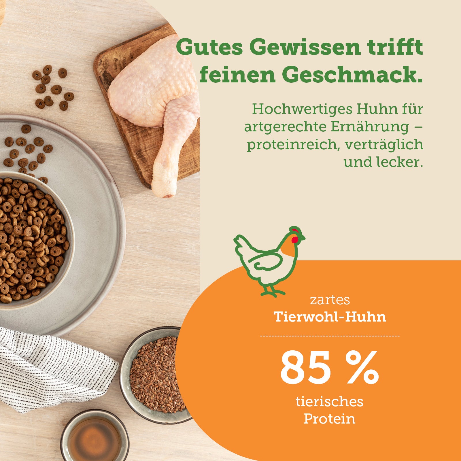 mera Cats Nature Adult Huhn Trockenfutter Zutaten