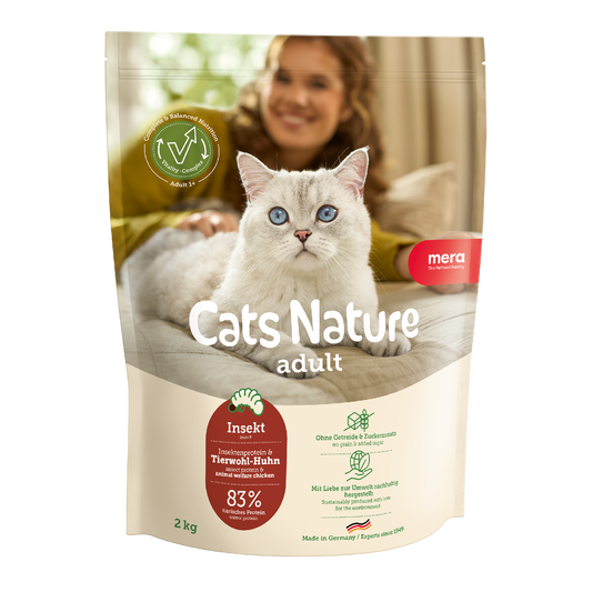 mera Cats Nature Adult Insekt Trockenfutter Packshot