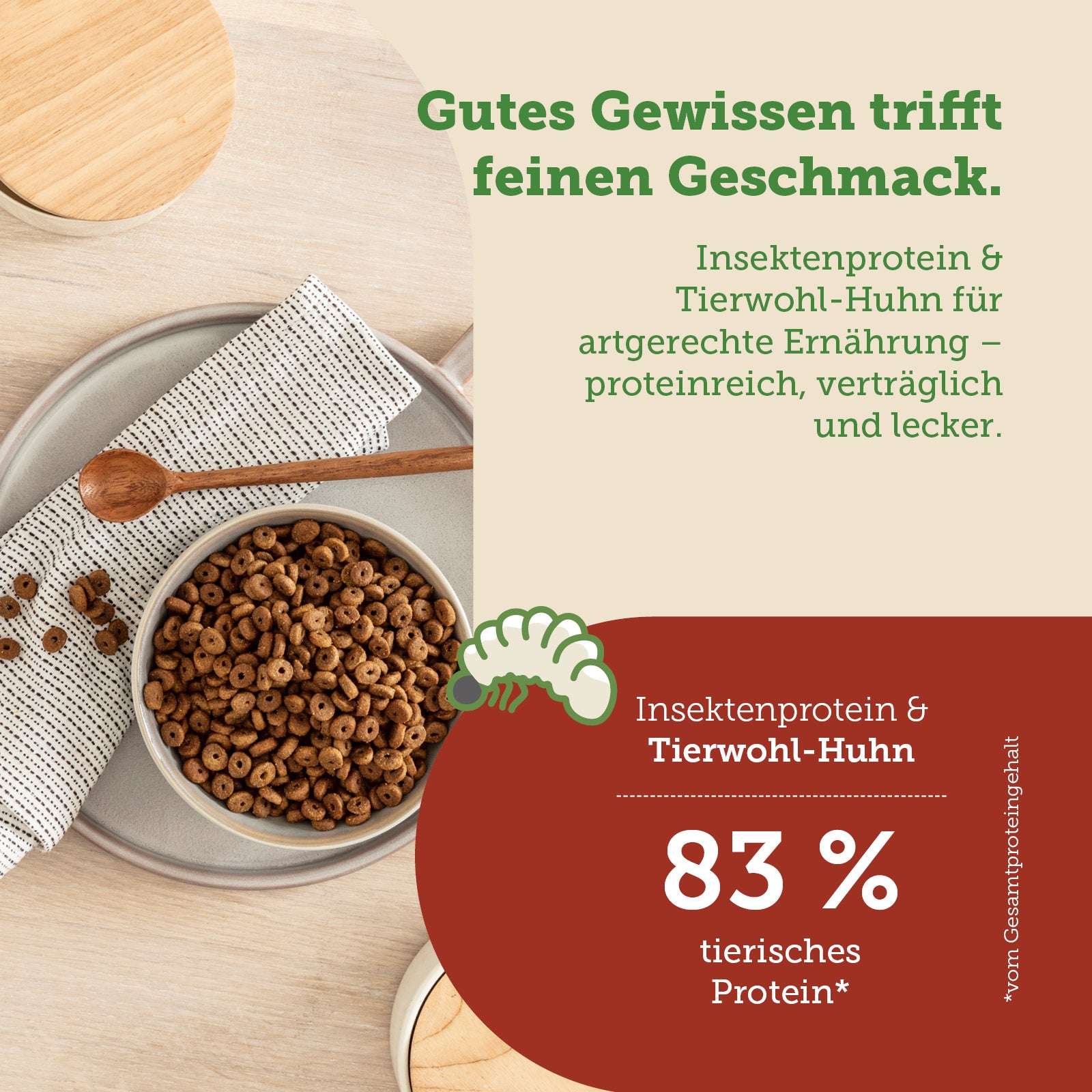 mera Cats Nature Adult Insekt Trockenfutter Zutaten