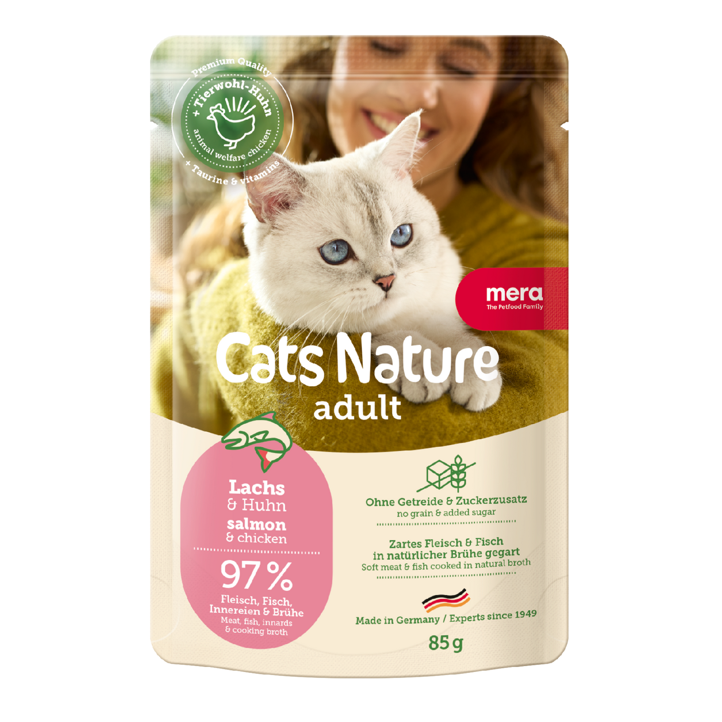 mera Cats Nature Adult Lachs Nassfutter Packshot