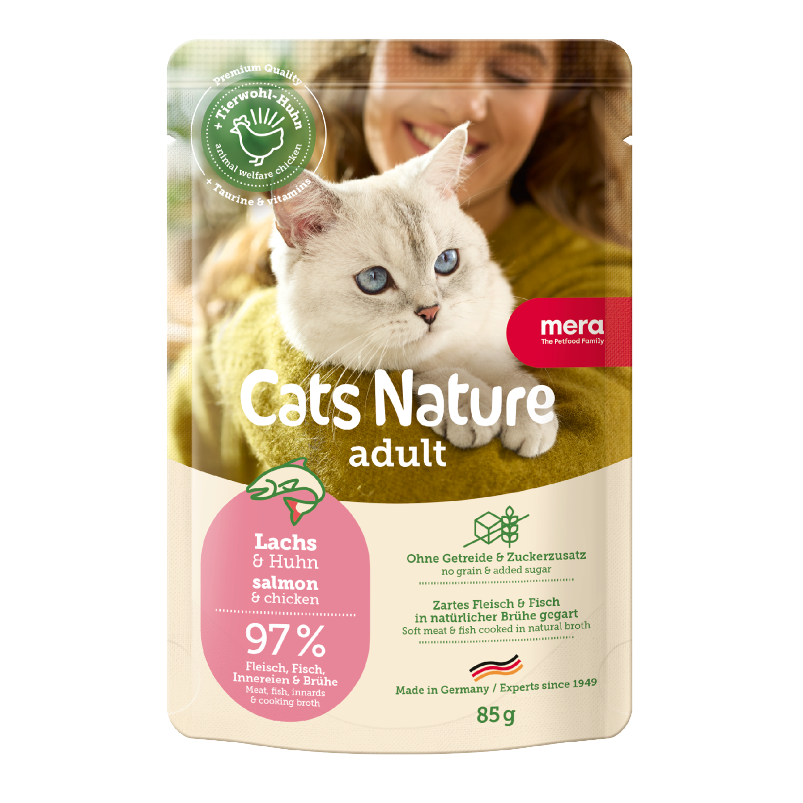 mera Cats Nature Adult Lachs Nassfutter Packshot
