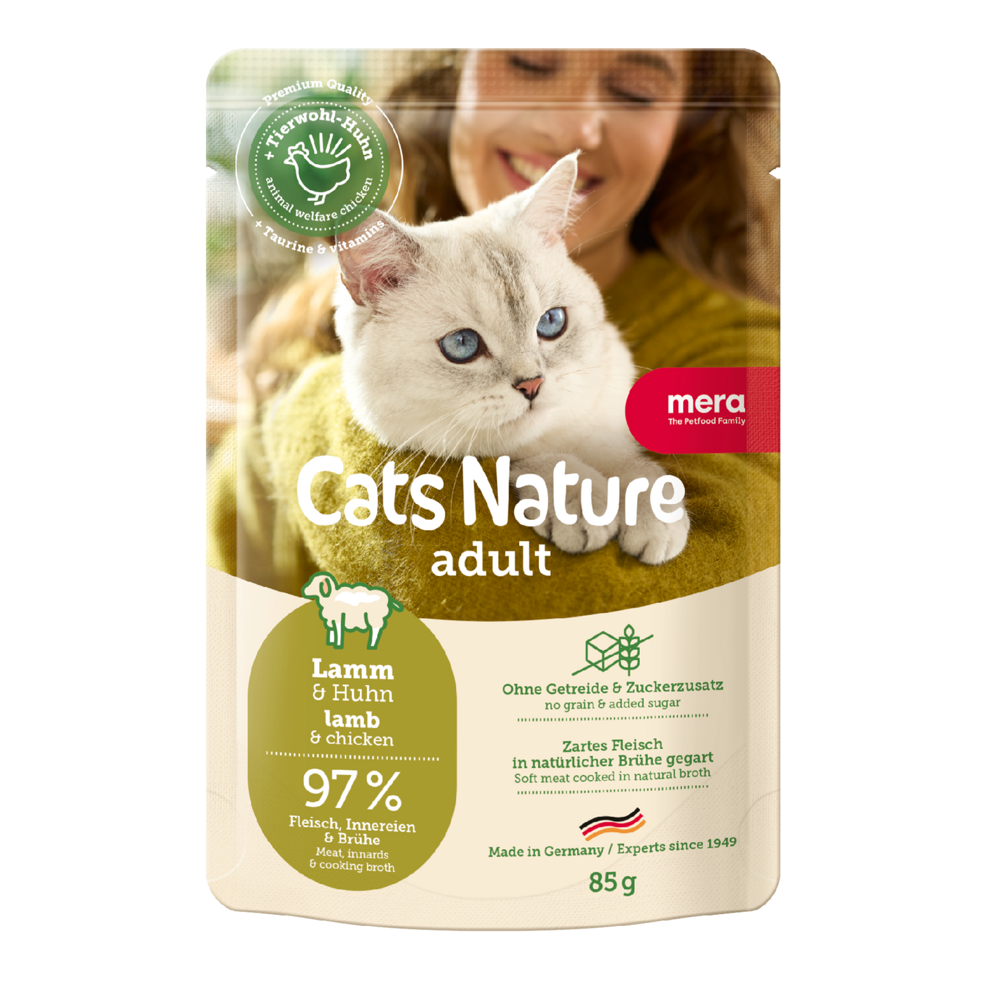 mera Cats Nature Adult Lamm Nassfutter Packshot