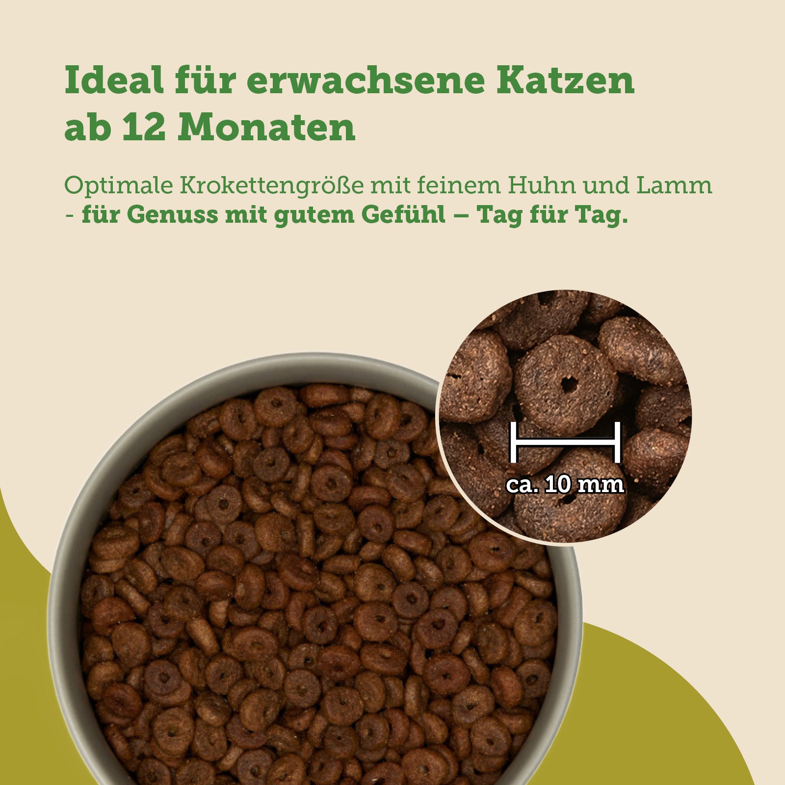 mera Cats Nature Adult Lamm Trockenfutter Kroketten