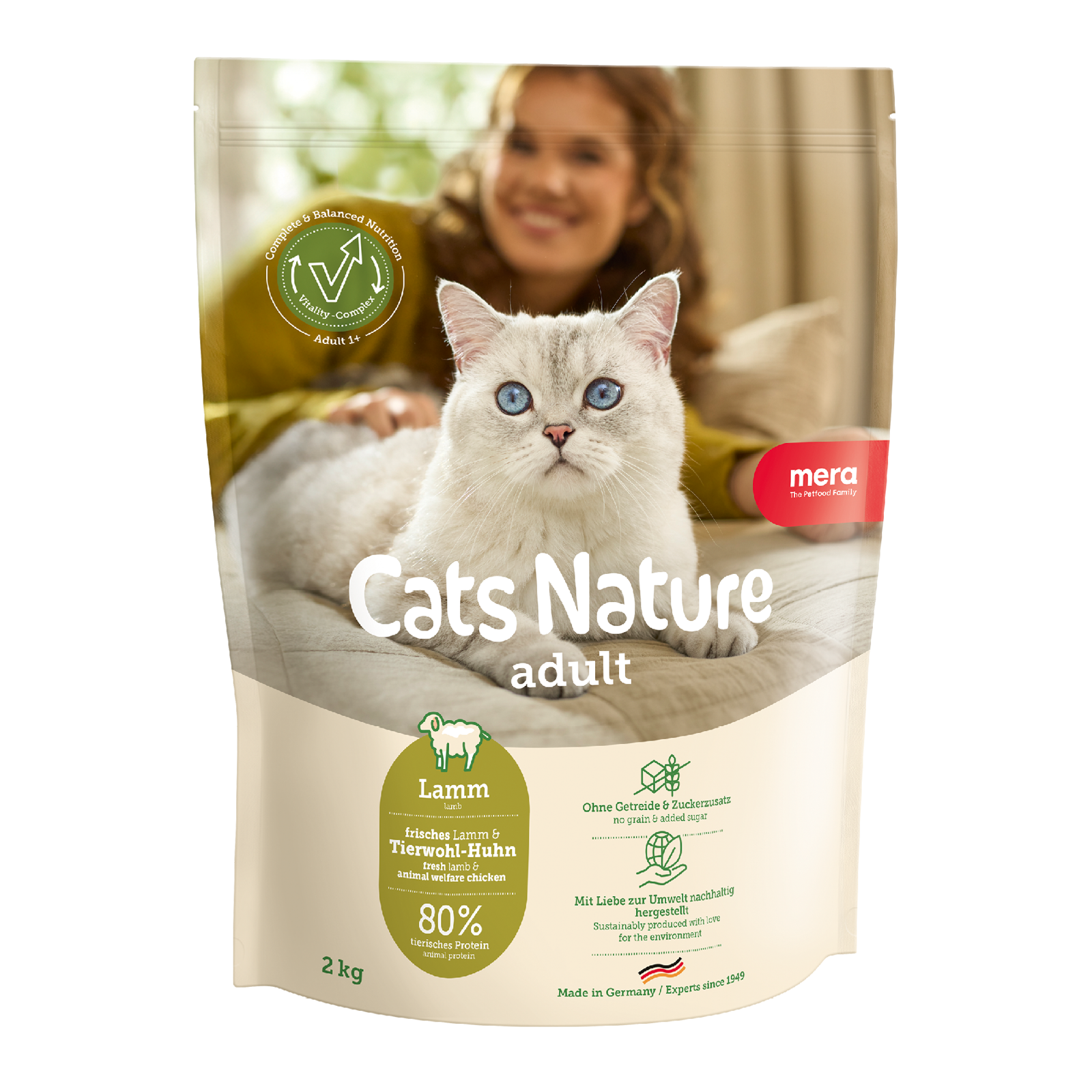 mera Cats Nature Adult Lamm Trockenfutter Packshot
