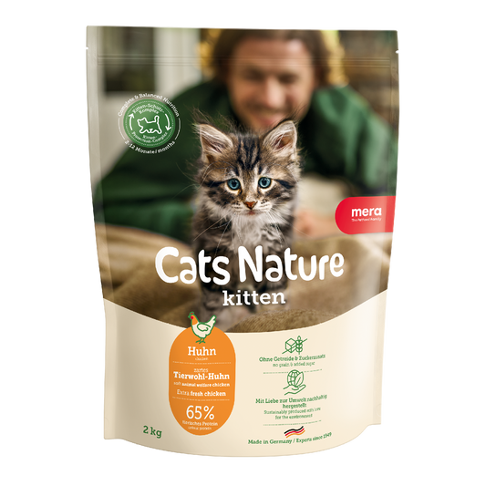 mera Cats Nature Kitten Huhn Trockenfutter Packshot