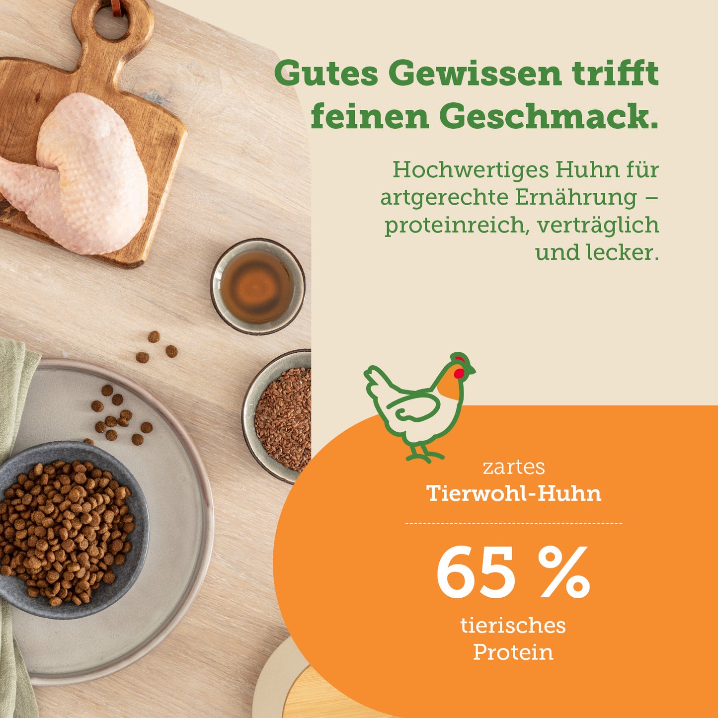 mera Cats Nature Kitten Huhn Trockenfutter Zutaten