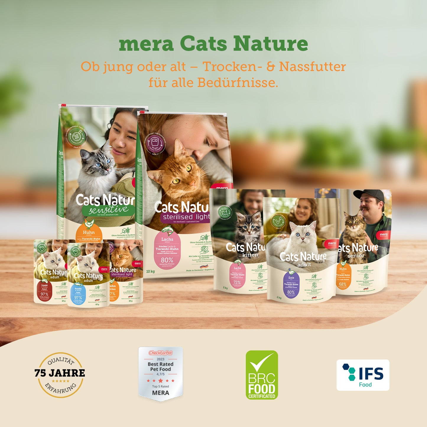 mera Cats Nature Produktrange