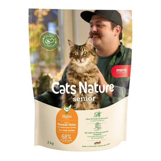 mera Cats Nature Senior Huhn Trockenfutter Packshot