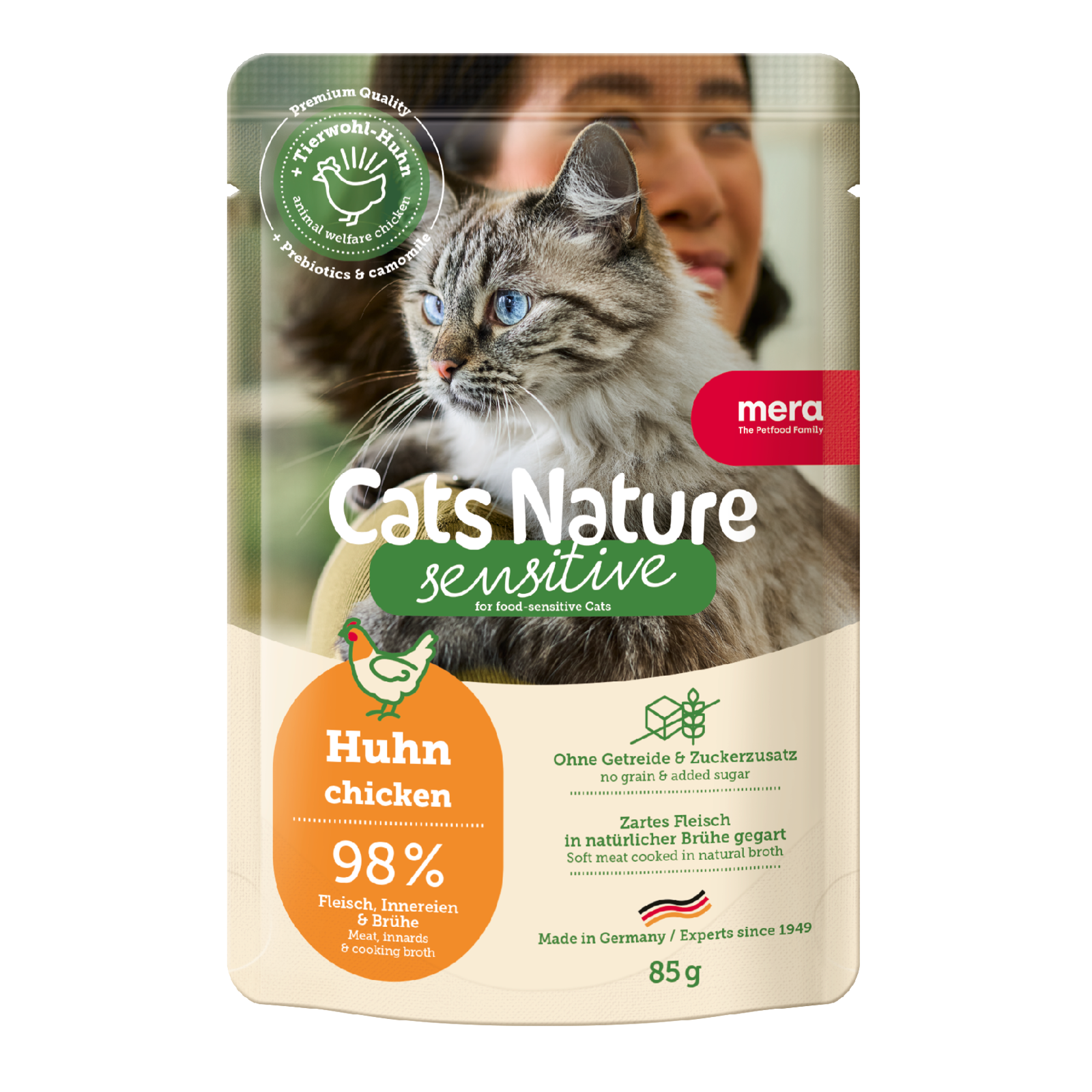 mera Cats Nature Sensitive Huhn Nassfutter Packshot