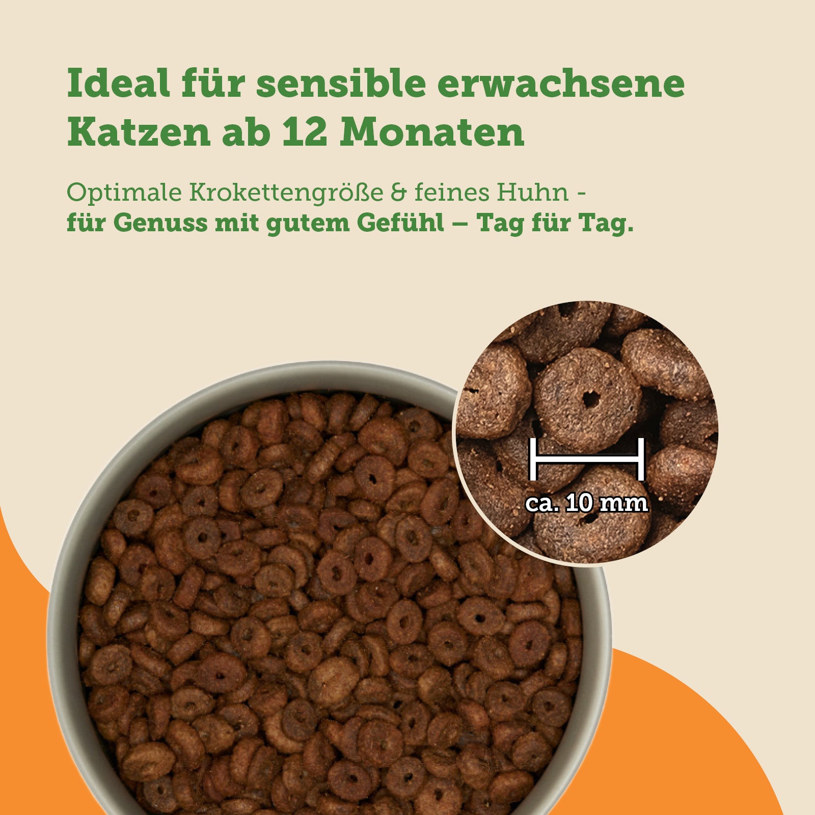 mera Cats Nature Sensitive Huhn Trockenfutter Kroketten