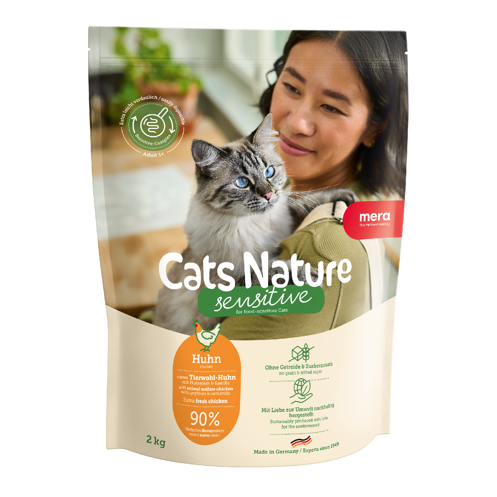 mera Cats Nature Sensitive Huhn Trockenfutter Packshot