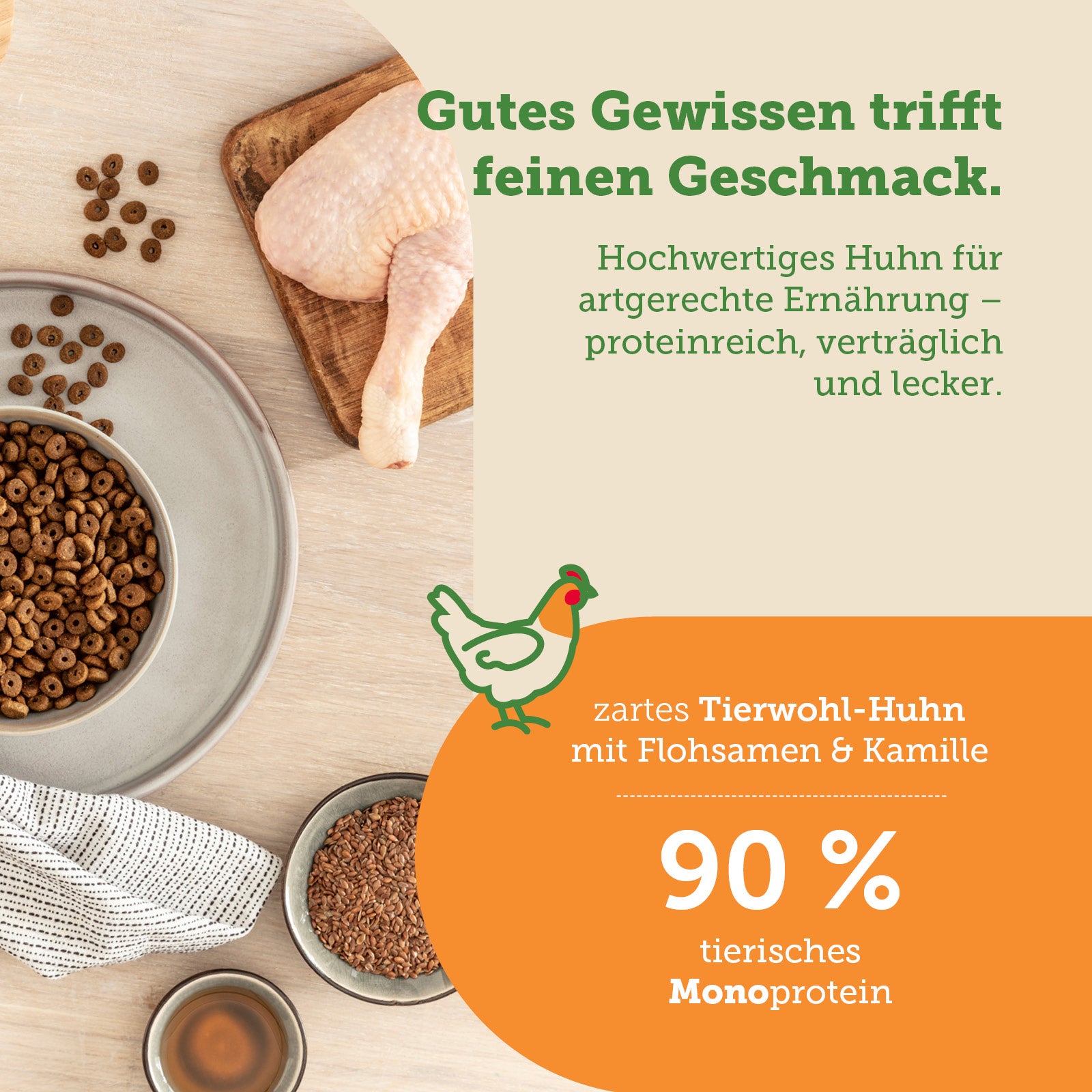 mera Cats Nature Sensitive Huhn Trockenfutter Zutaten