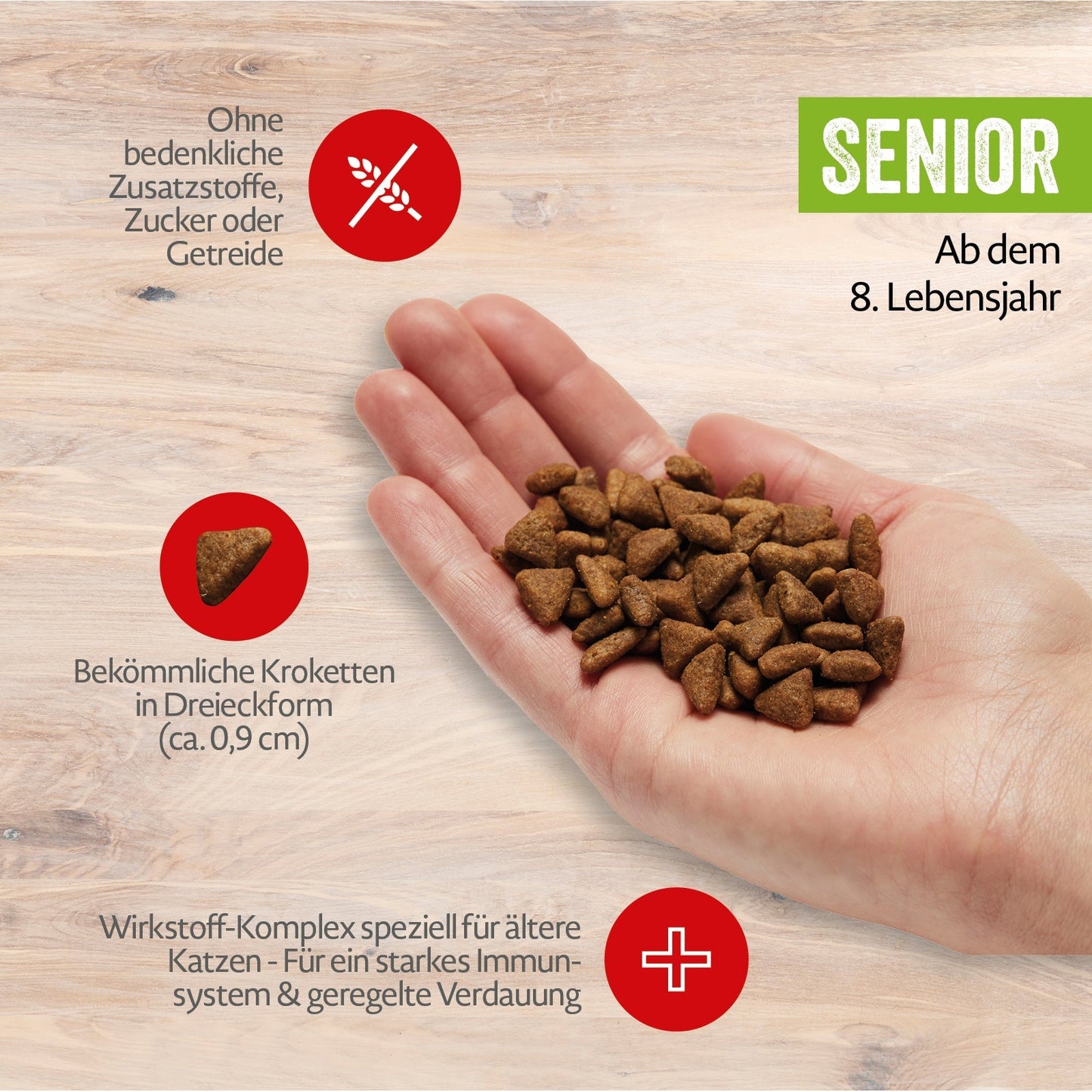 mera CATS All Cats Senior Huhn Produktvorteile