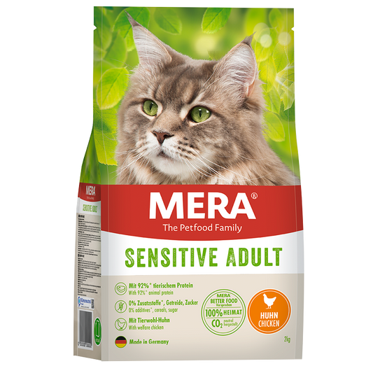 mera CATS All Cats Sensitive Adult Huhn Verpackung