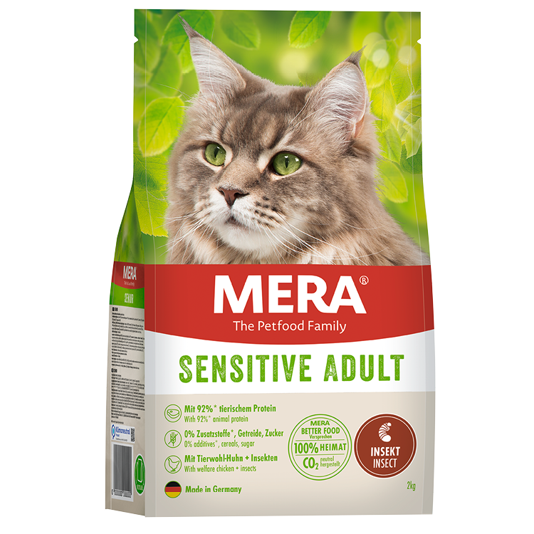 mera CATS All Cats Sensitive Adult Insekt Verpackung