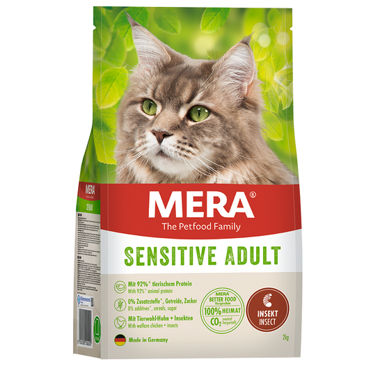 mera CATS All Cats Sensitive Adult Insekt Verpackung