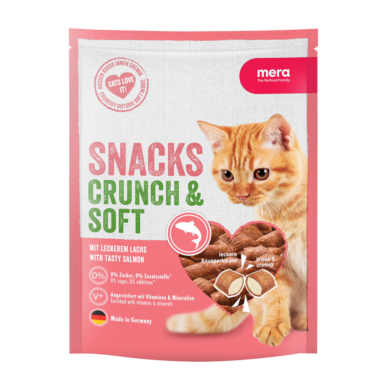 mera crunch & soft Lachs Verpackung