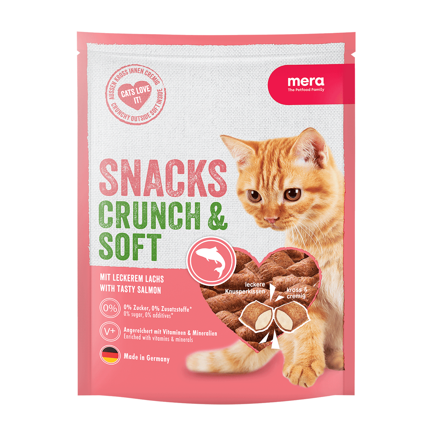 mera crunch & soft Lachs Verpackung