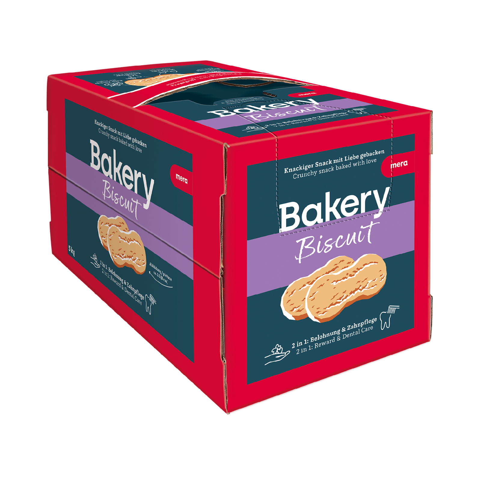 mera essential Biscuit Verpackung mit Henkel