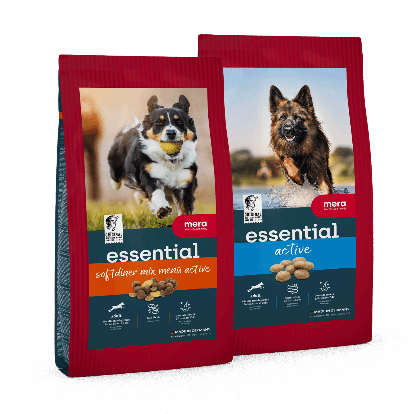 mera essential Probierpakete Aktive Hunde 2kg