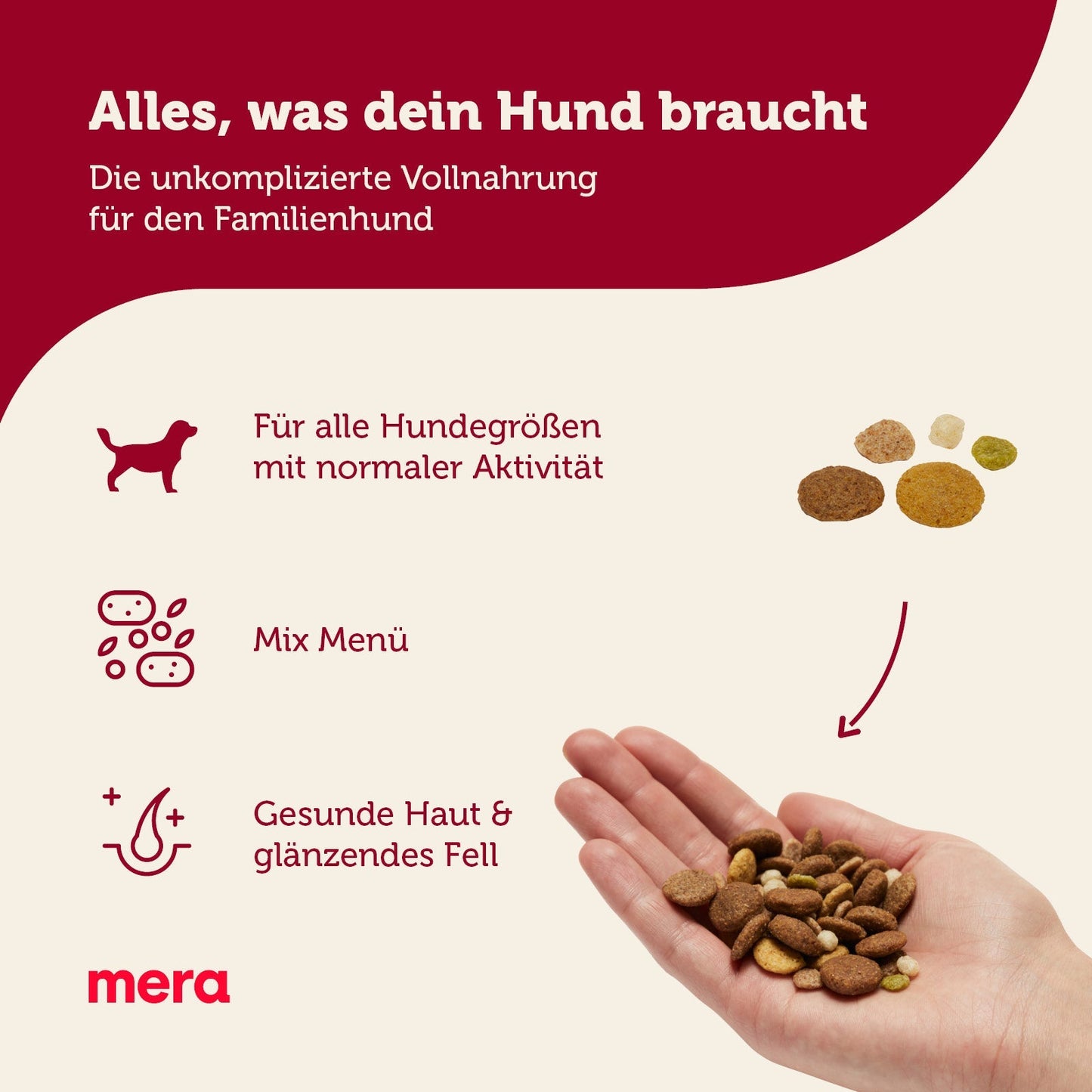 mera essential Univit Mix Menü Produktvorteile