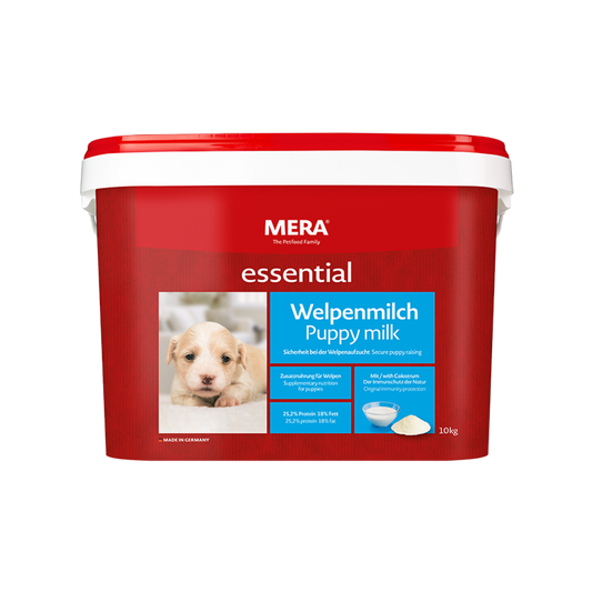 mera essential Welpenmilch Verpackung