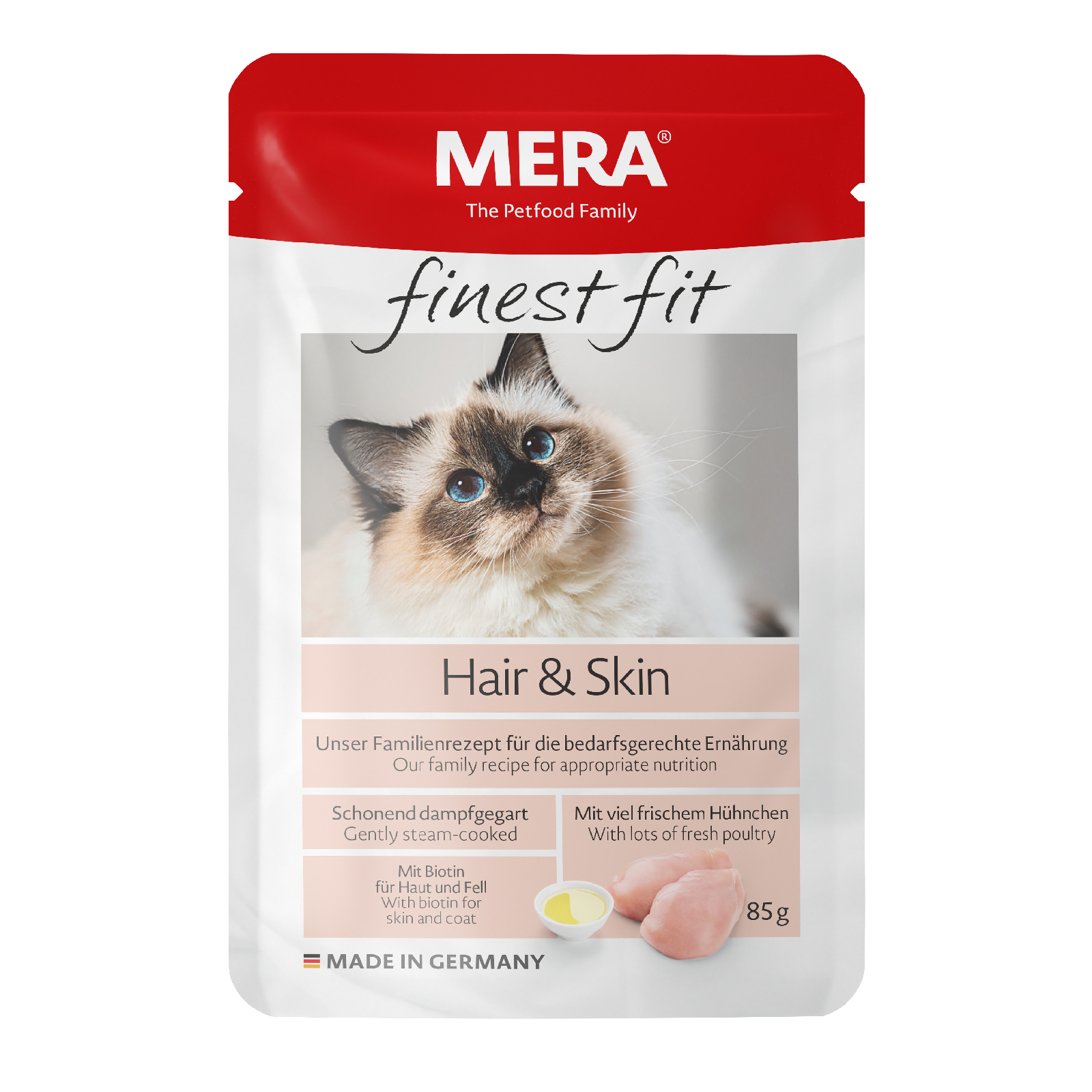 mera finest fit Hair & Skin Nassfutter Verpackung