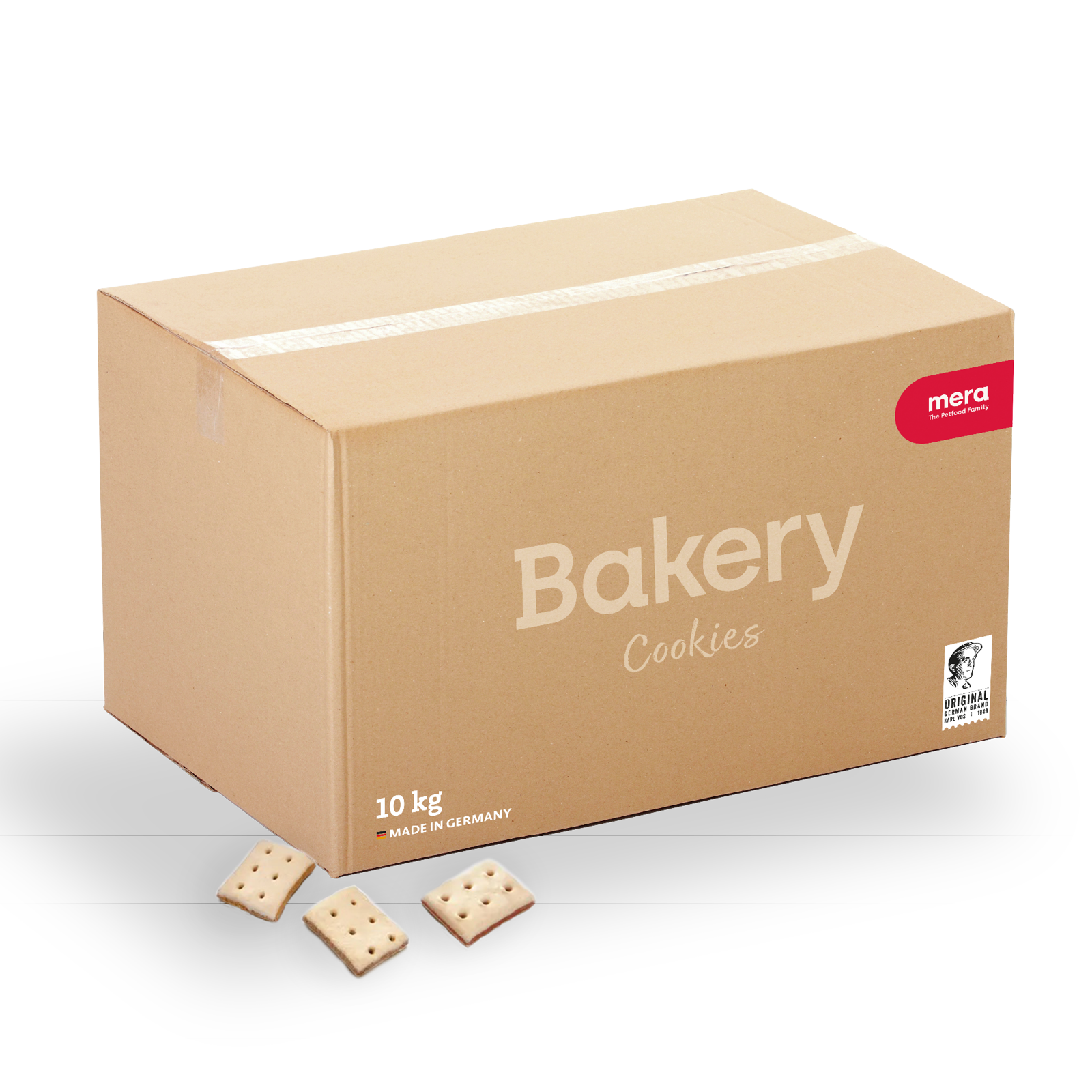 mera Bakery Cookies 10kg Verpackung mit Cookies