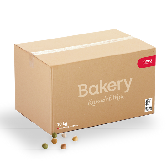 mera Bakery Knuddel Mix 10kg Verpackung mit Knuddel Mix