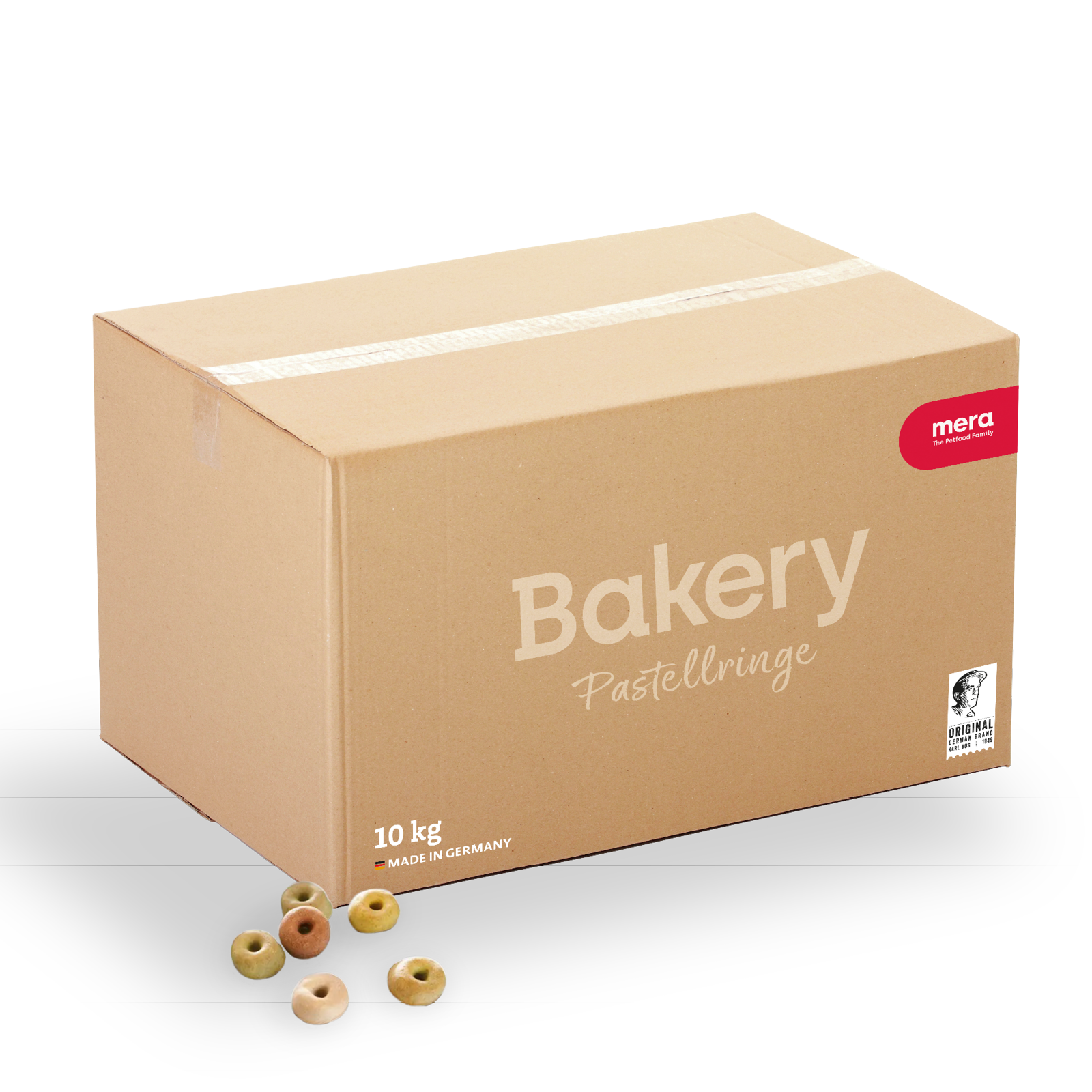 mera Bakery Pastellringe 10kg Verpackung mit Pastellringen