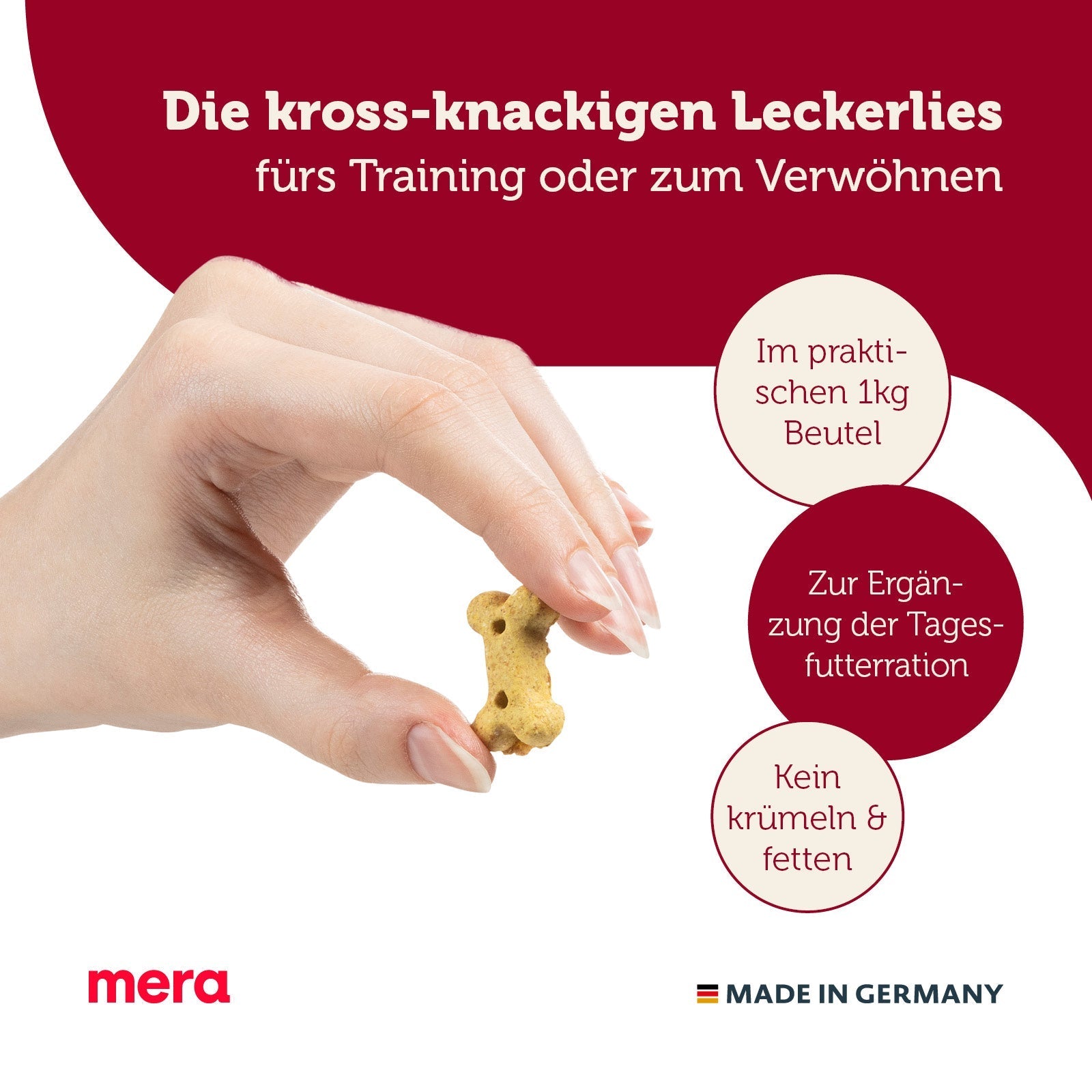 mera Bakery Puppy Knochen Mix Produktvorteile