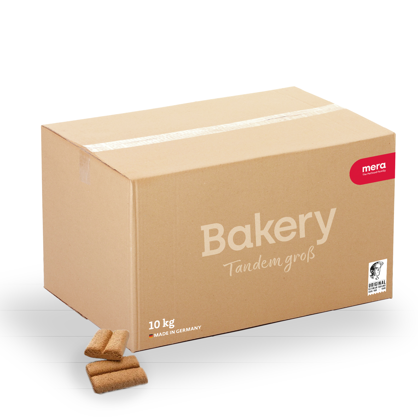 mera Bakery Tandem groß 10kg Verpackung mit Tandem groß