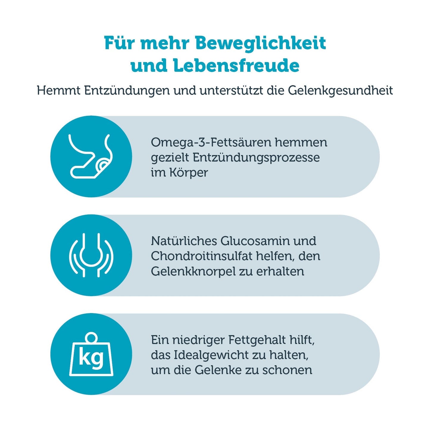 mera vital mobility Hund Nassfutter Produktvorteile