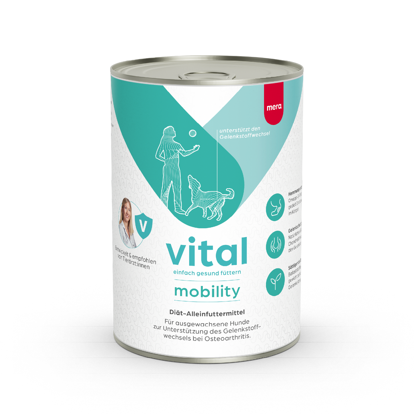 mera vital mobility Hund Nassfutter Verpackung