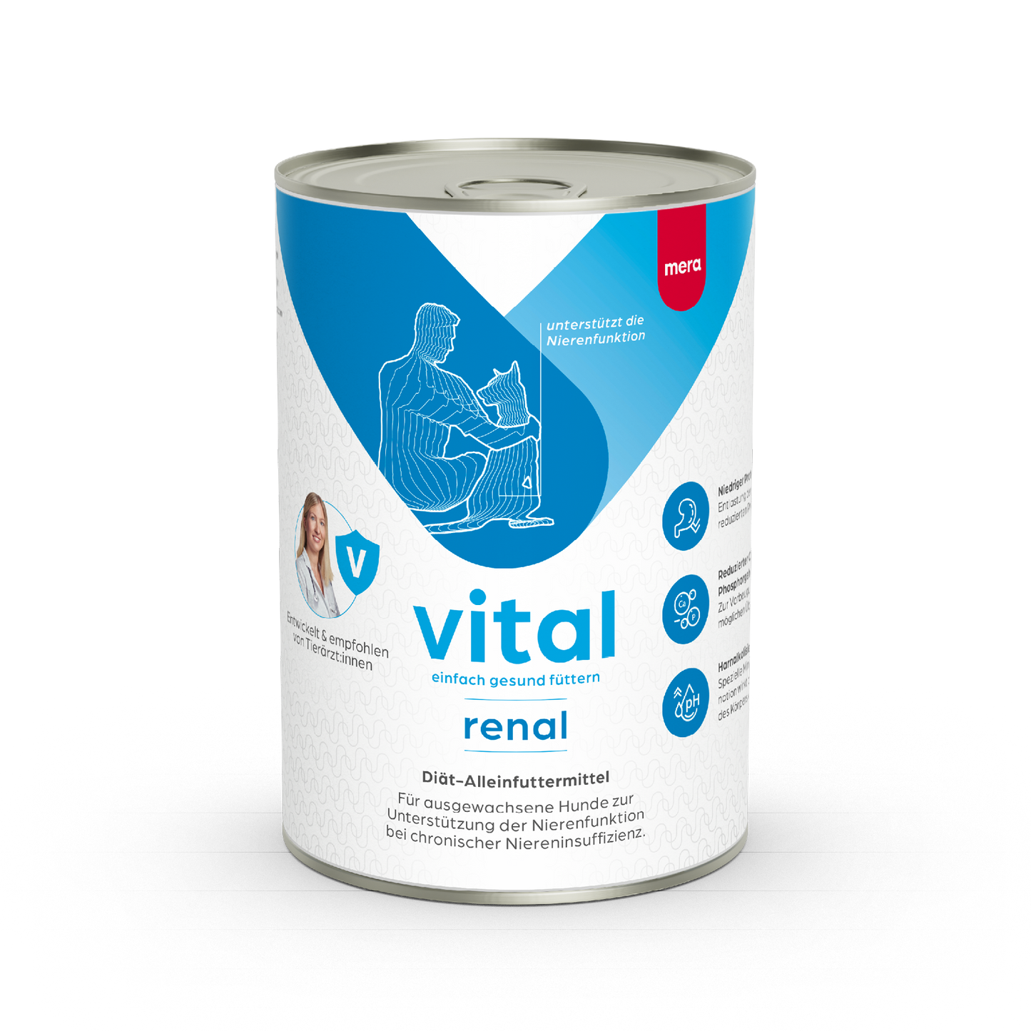 mera vital renal Hund Nassfutter Verpackung
