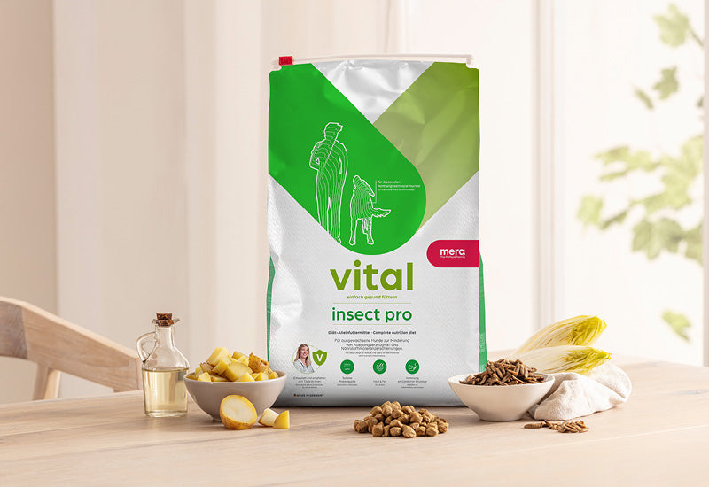mera vital insect pro Verpackung mit Zutaten