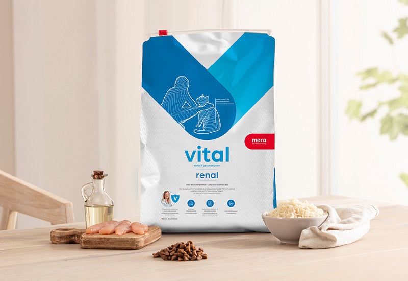 mera vital renal Katze Verpackung mit Zutaten