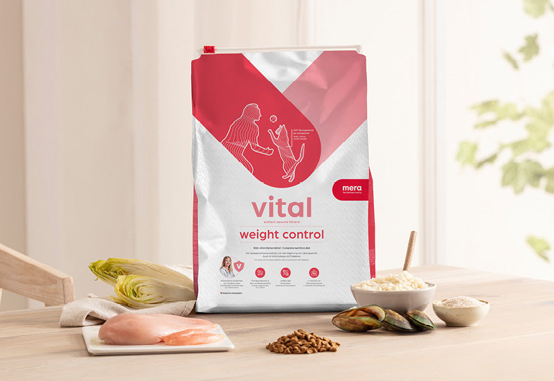 mera vital weight control Katze Verpackung mit Zutaten