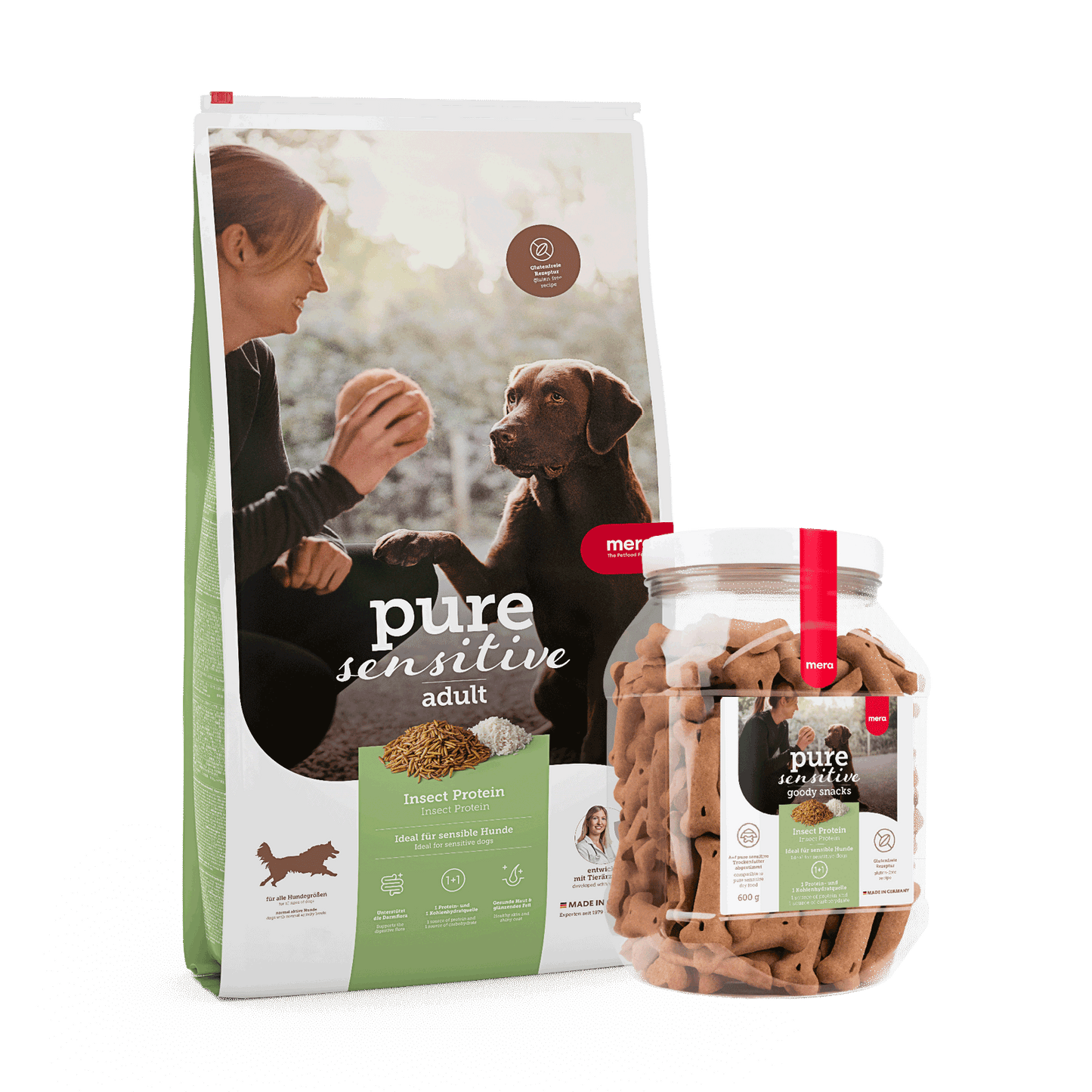 mera pure sensitive Bundle Insect Protein Goody Snack Packshot