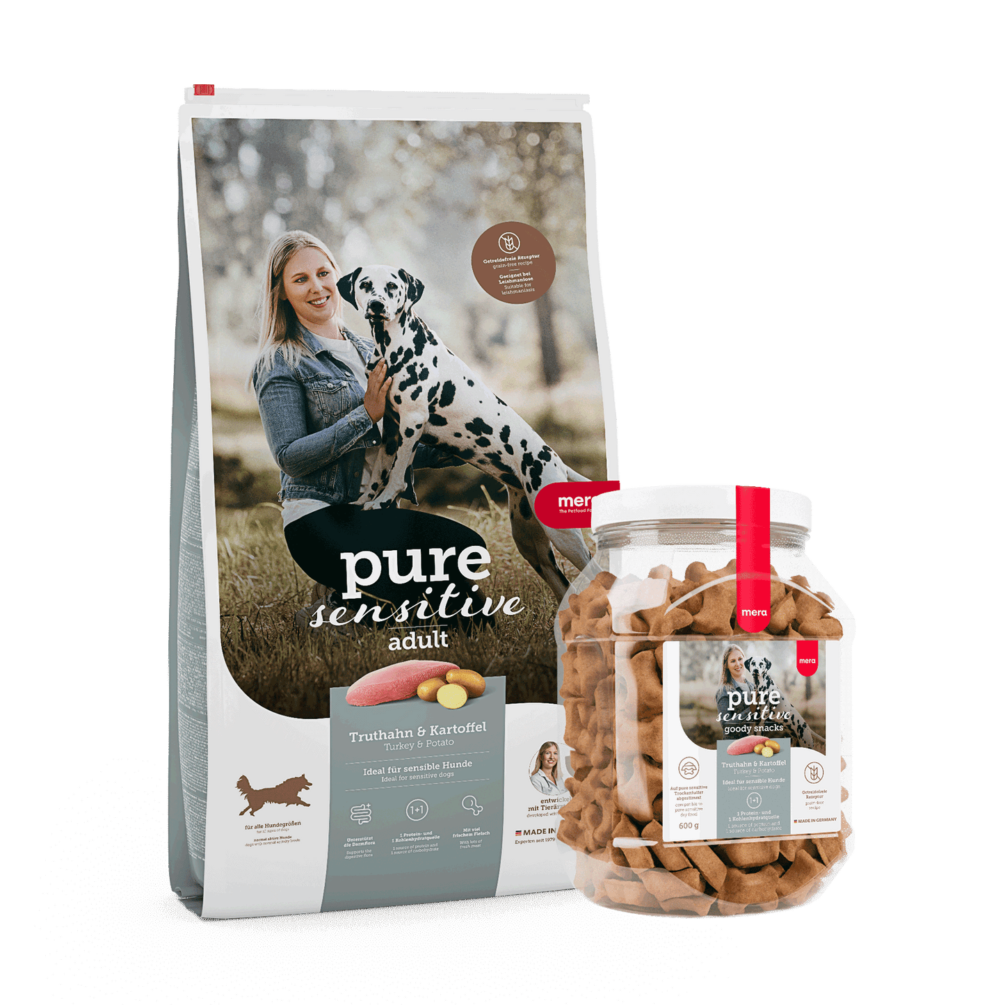 mera pure sensitive Bundle Truthahn & Kartoffel Goody Snack Packshot