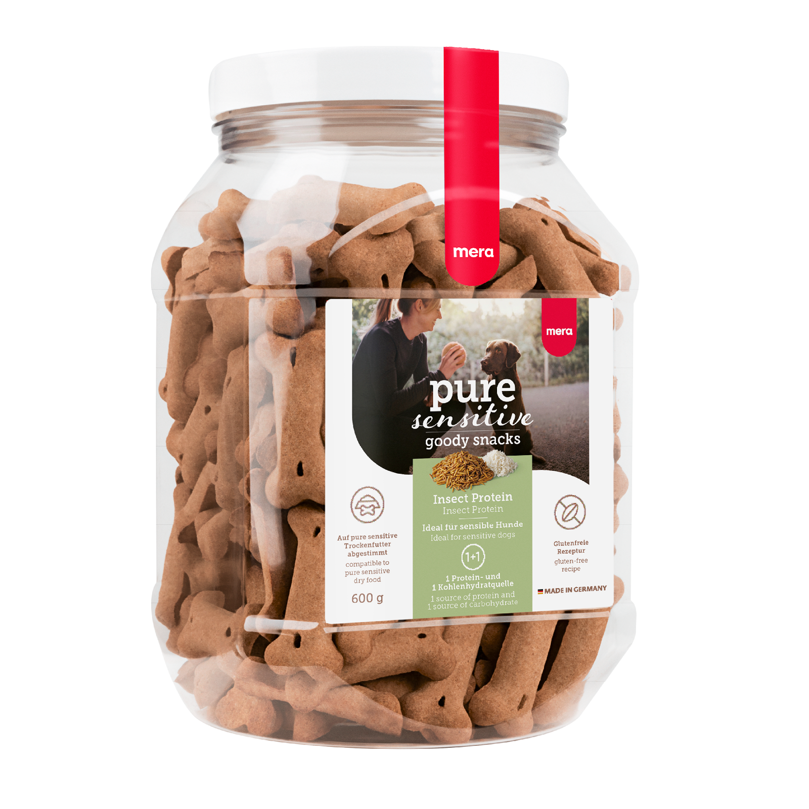mera pure sensitive goody snacks Insect Protein Packshot